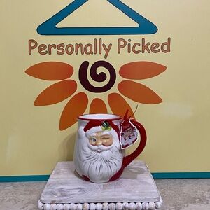 Blue Sky Clayworks “SANTA FIG” Mug